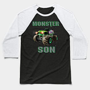 Monster Truck Son Monster Truck Are My Jam Truck Lovers Baseball T-Shirt